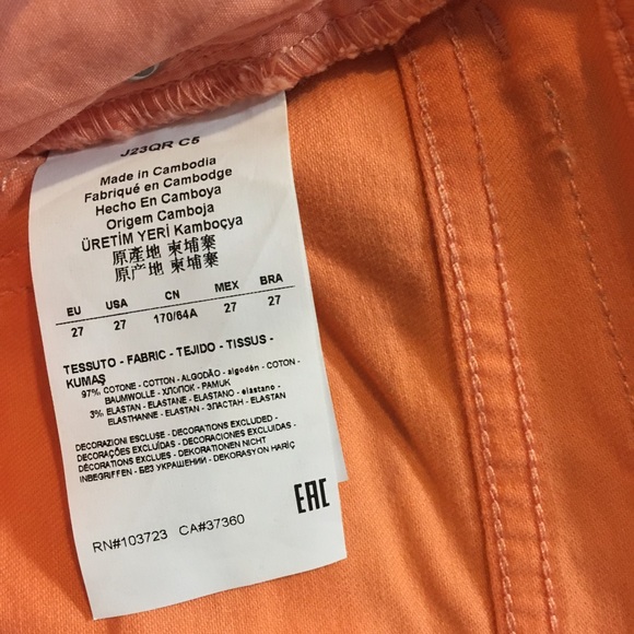 NWT Armani Jeans women’s skinny leg Lily size 27 - Picture 10 of 16